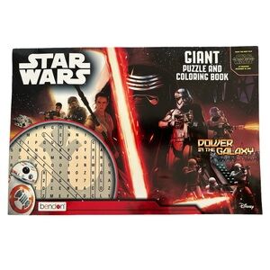 Star Wars (2015) Giant Puzzle and Coloring Book - (Measures 11” x 16”)
